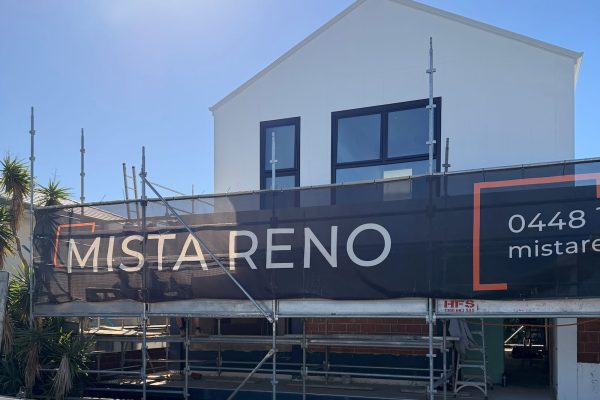 Mid construction East Fremantle - second storey addition
